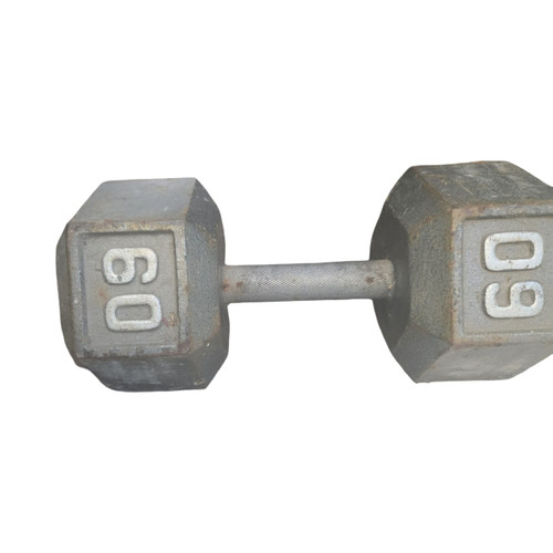 Vist Large View of Product Image Which is Used Hex Dumbbell (Each) 60 lb