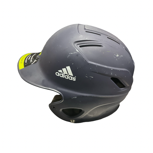 Vist Large View of Product Image Which is Used Adidas NAVY BLUE 6 3/8-7 3/8 HELMET Batting Helmet No Mask Navy Blue One Size