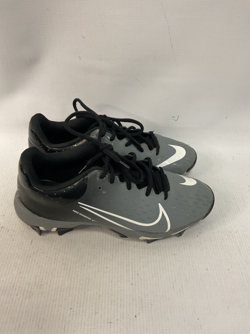 Vist Large View of Product Image Which is Used Nike FAST FLEX BB/SB Cleats Black And Grey Youth 06.0