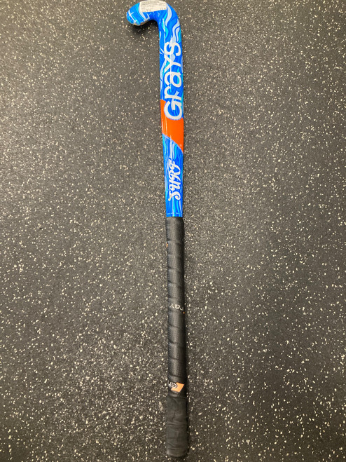 Vist Large View of Product Image Which is Used Grays Field Hockey SURF FH Complete Stick Royal Blue 35"
