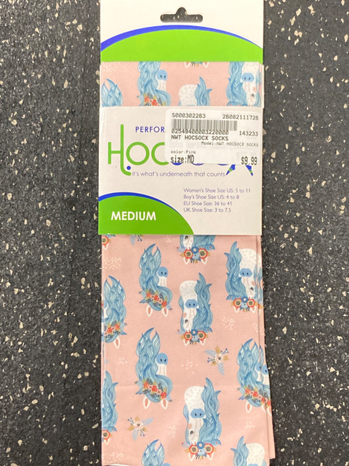 Vist Large View of Product Image Which is Used NWT HOCSOCX SOCKS FH Socks Pink MD