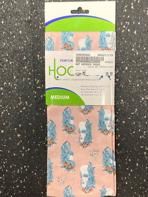 Vist Large View of Product Image Which is Used NWT HOCSOCX SOCKS FH Socks Pink MD