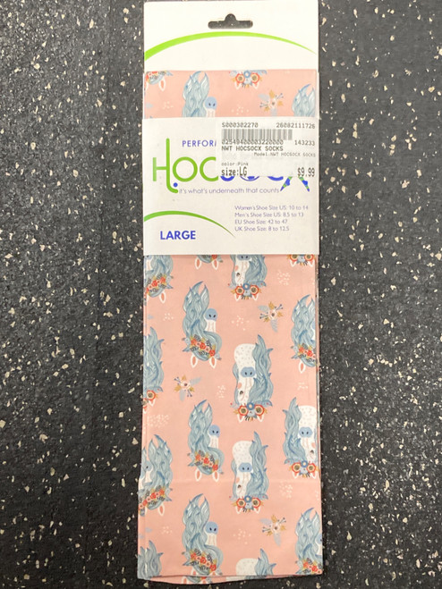 Vist Large View of Product Image Which is Used NWT HOCSOCX SOCKS FH Socks Pink LG