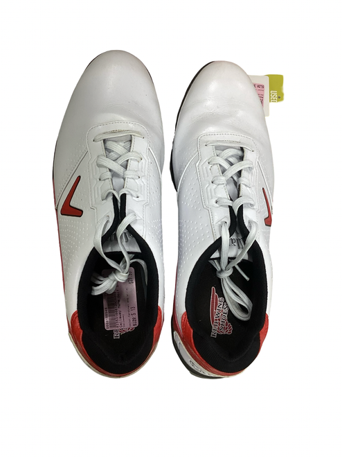 Vist Large View of Product Image Which is Used Callaway Mens Golf Shoes Cardinal And White Senior 13