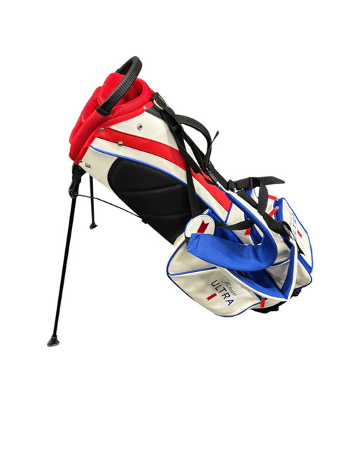 Vist Large View of Product Image Which is Used MICHELOB ULTRA 6WAY Mens Stand Bag White/Royal/Red