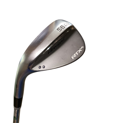 Vist Large View of Product Image Which is Used Cleveland RTX4 Golf Wedge Mens LH 56 Degree