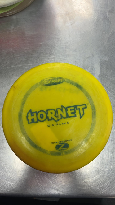 Vist Large View of Product Image Which is Used Discraft HORNET Disc Golf Mid Range Yellow
