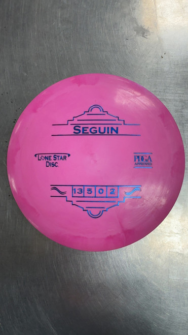 Vist Large View of Product Image Which is Used Lone Star Disc SEGUIN Disc Golf Driver Pink