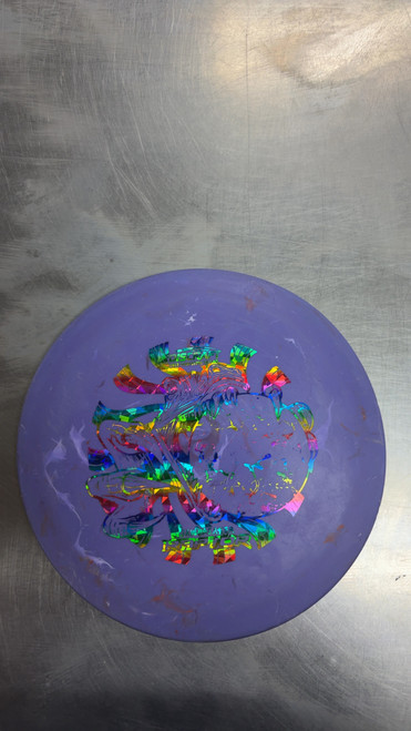 Vist Large View of Product Image Which is Used Discraft RAPTOR Disc Golf Driver Purple