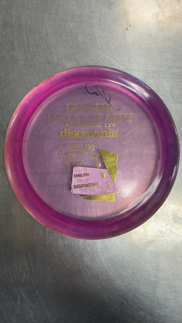 Vist Large View of Product Image Which is Used Discmania DD3 Disc Golf Driver Purple