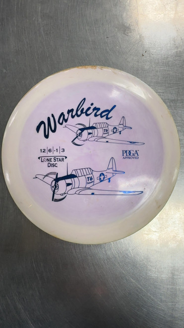 Vist Large View of Product Image Which is Used Lone Star Disc WARBIRD Disc Golf Driver White