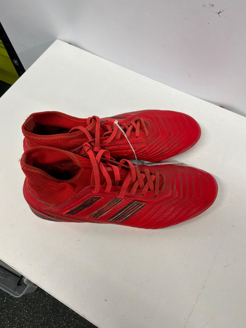 Vist Large View of Product Image Which is Used Adidas Soccer Cleats Red Youth 10.0