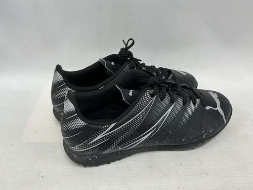 Vist Large View of Product Image Which is Used Puma Soccer Indoor Shoes Grey And Black Senior 7