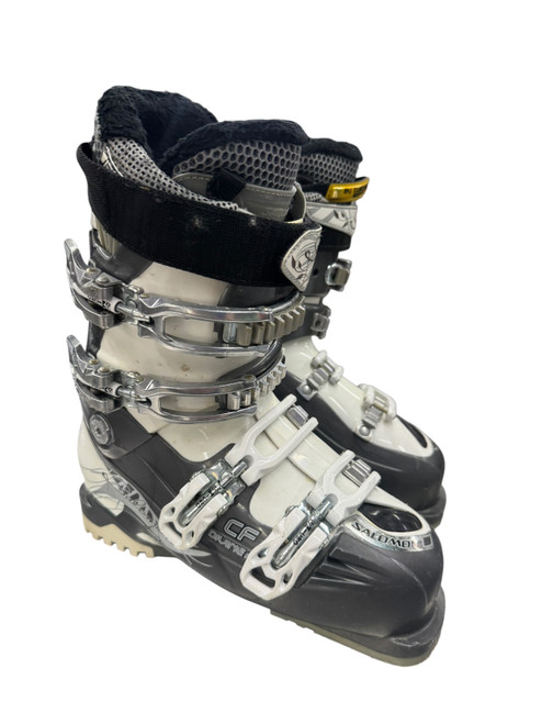 Vist Large View of Product Image Which is Used Salomon ENERGYZER 60 Womens DH Ski Boot Grey 245 MP - M06.5 - W07.5