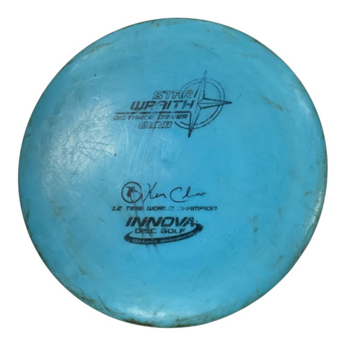 Vist Large View of Product Image Which is Used Innova STAR WRAITH Disc Golf Driver Carolina Blue 169g