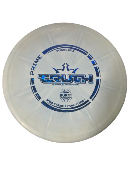 Vist Large View of Product Image Which is Used Dynamic Discs PRIME BURST TRUTH Disc Golf Mid Range Sky Blue