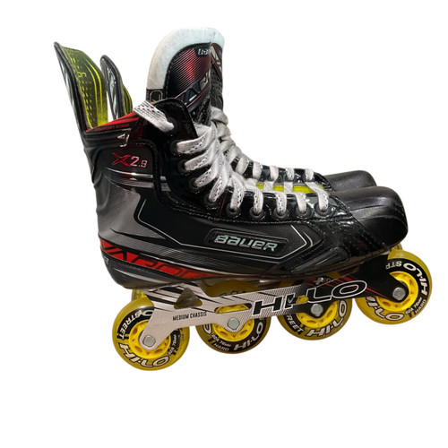 Vist Large View of Product Image Which is Used Bauer VAPOR X2.9 SZ 7.5 Senior Rec Fitness Skates Black Senior 7.5