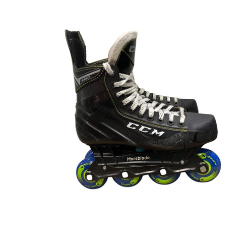 Vist Large View of Product Image Which is Used CCM SUPER TACKS 9350 SZ 6 Senior Rec Fitness Skates Black Senior 6