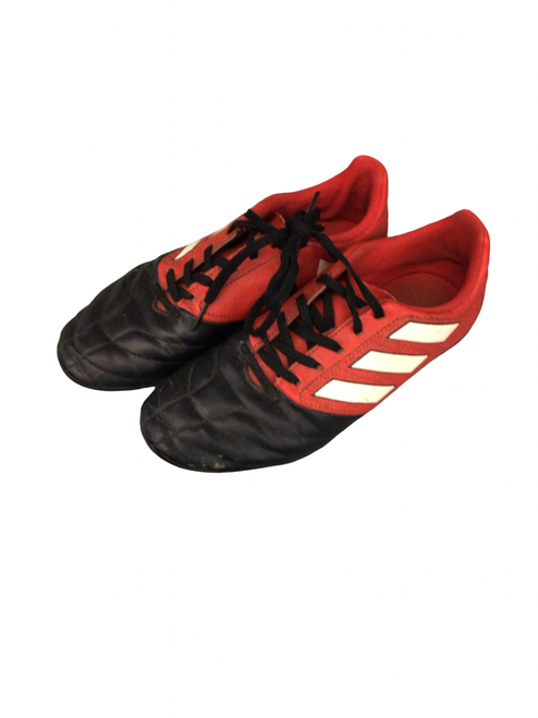 Vist Large View of Product Image Which is Used Adidas Soccer Cleats Red Junior 04