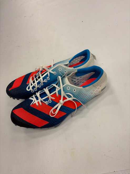 Vist Large View of Product Image Which is Used Adidas Track & Field Cleats Adult Royal Blue Senior 11