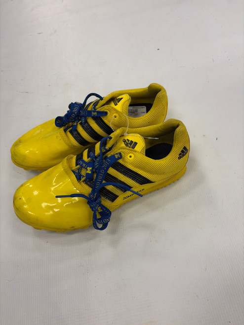Vist Large View of Product Image Which is Used Adidas Track & Field Cleats Adult Yellow Senior 7