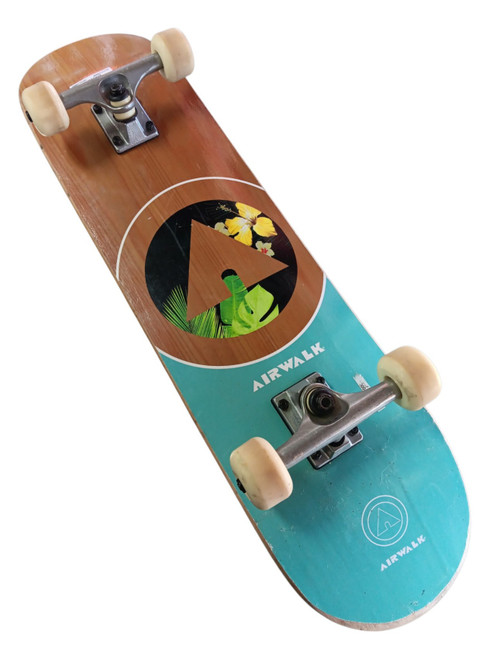 Vist Large View of Product Image Which is Used Airwalk SKATEBOARD Complete Skateboard Brown Regular