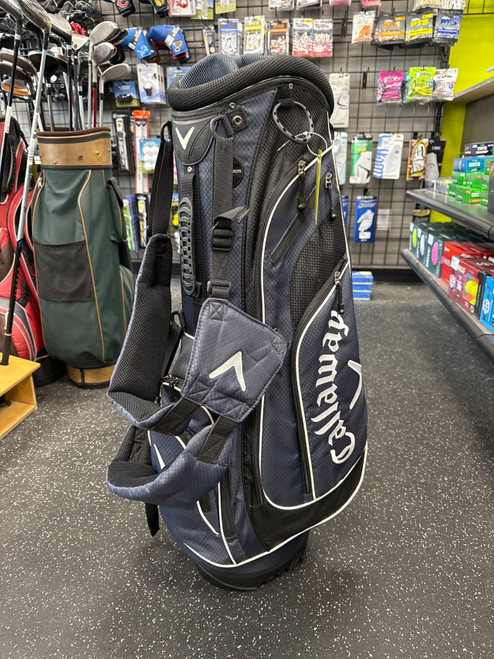 Vist Large View of Product Image Which is Used Callaway STAND BAG Mens Stand Bag Navy Blue