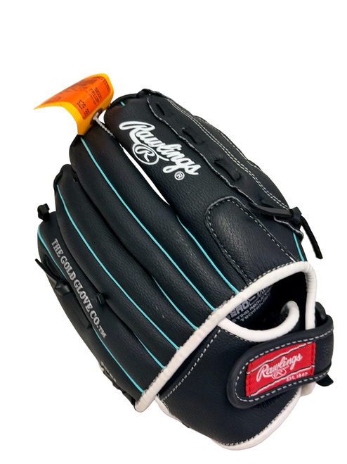 Vist Large View of Product Image Which is New Rawlings FAST PITCH FP110MT RH Throw Leather Palm Fastpitch Softball Glove 11"