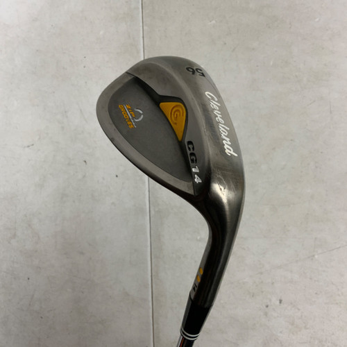 Vist Large View of Product Image Which is Used Cleveland CG14 ZIP GROOVE Golf Wedge Mens RH 56 Degree