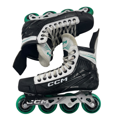 Vist Large View of Product Image Which is Used CCM JETSPEED FT850 R Senior Roller Quad Skates Black Senior 9