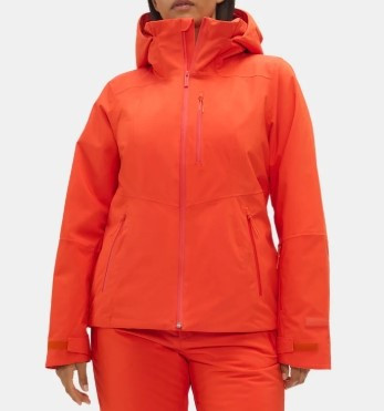 Vist Large View of Product Image Which is Used HALFDAYS LAWRENCE WOMEN'S SKI JACKET MD, orange
