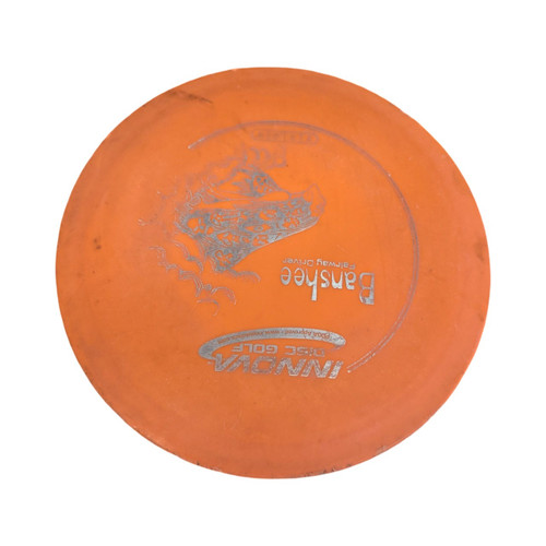 Vist Large View of Product Image Which is Used Innova BANSHEE DRIVER Disc Golf Driver Orange