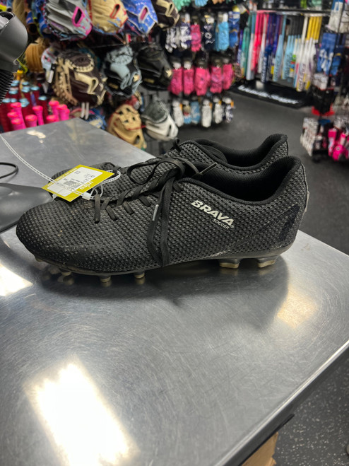 Vist Large View of Product Image Which is Used Brava Soccer Cleats Black Senior 10.5