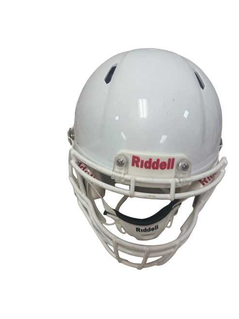 Vist Large View of Product Image Which is Used Riddell SPEED Classic Icon 2021 Varsity Football Helmet White MD R41198