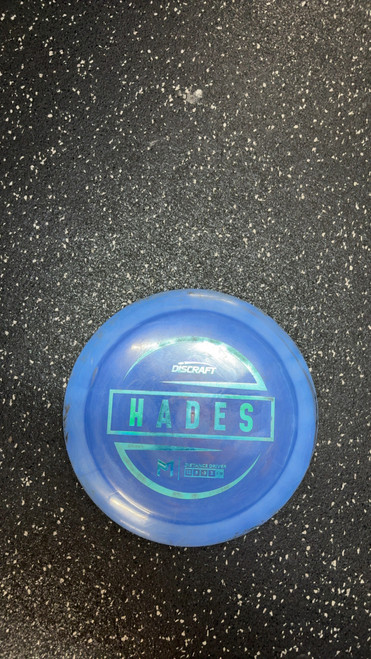 Vist Large View of Product Image Which is Used Discraft HADES Disc Golf Driver Navy Blue