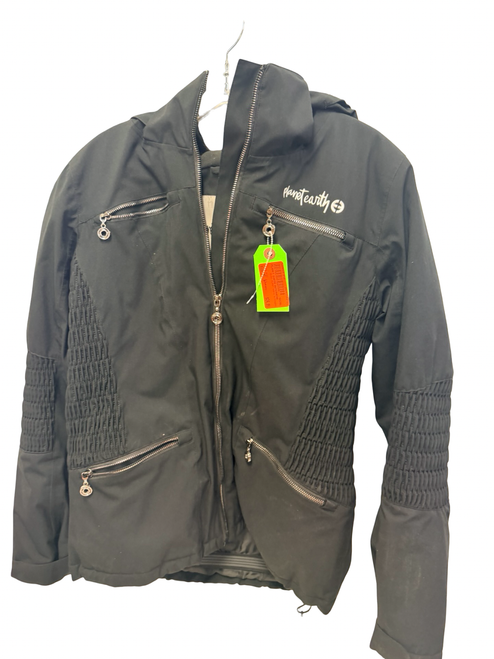 Vist Large View of Product Image Which is Used PLANET EARTH Womens Snow Jacket Black MD