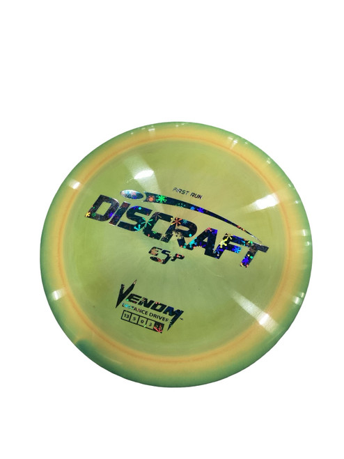 Vist Large View of Product Image Which is Used Discraft VENOM Disc Golf Driver Yellow 173g
