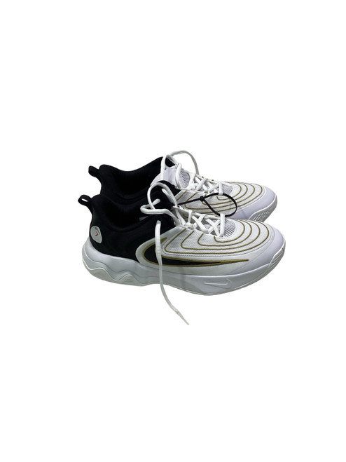Vist Large View of Product Image Which is Used Nike GIANNIS IMMORTALITY 4 Basketball Shoes Y White And Gold Senior 7
