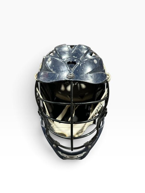 Vist Large View of Product Image Which is Used Cascade CPX-R Lacrosse Helmet Navy Blue One Size