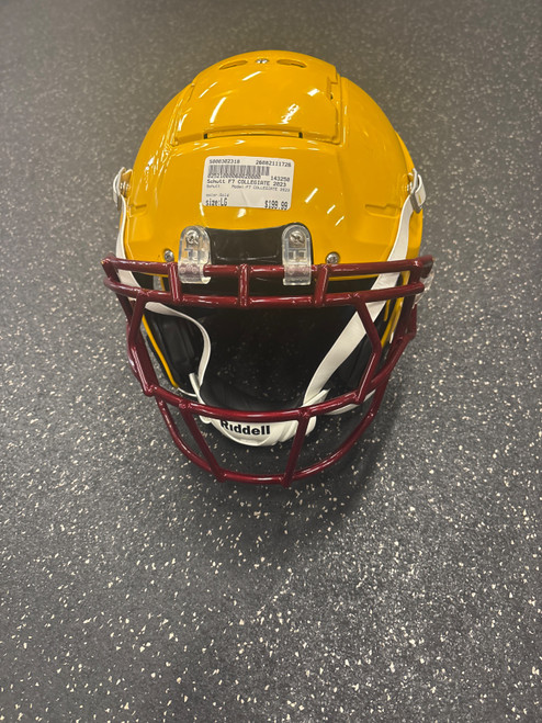 Vist Large View of Product Image Which is Used Schutt F7 COLLEGIATE 2023 FB Helmet Gold LG