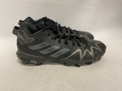 Vist Large View of Product Image Which is Used Adidas Jr FB Cleats Black Junior 05