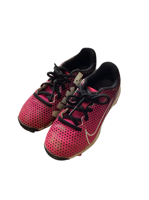 Vist Large View of Product Image Which is Used Nike DIAMOND 13C BB/SB Cleats Pink Youth 13.0