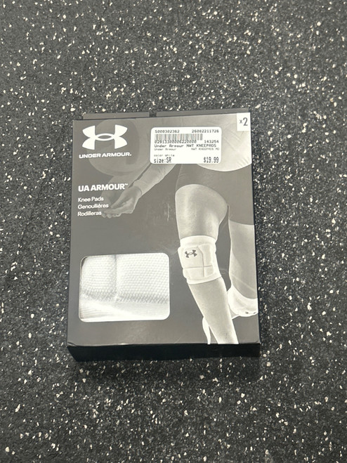 Vist Large View of Product Image Which is Used Under Armour NWT KNEEPADS MD VB Knee Pads White Senior