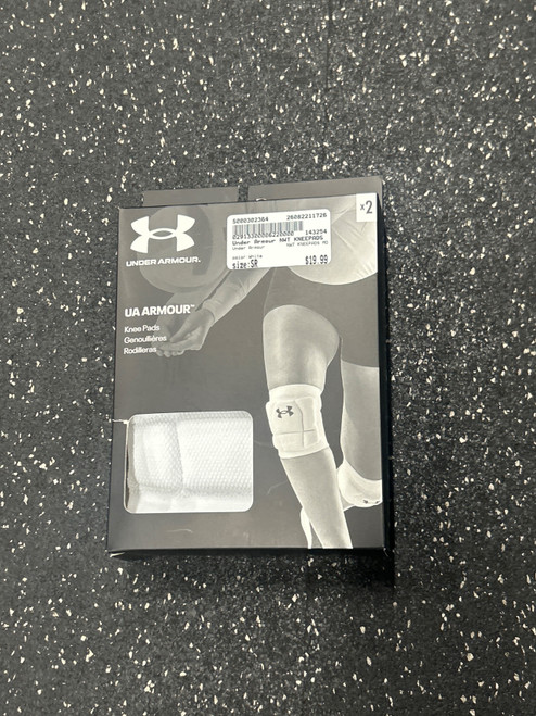 Vist Large View of Product Image Which is Used Under Armour NWT KNEEPADS MD VB Knee Pads White Senior