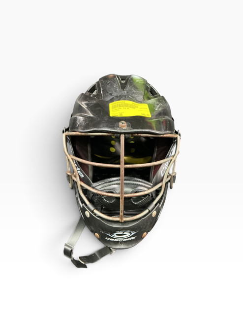Vist Large View of Product Image Which is Used Cascade CS R Lacrosse Helmet Black One Size