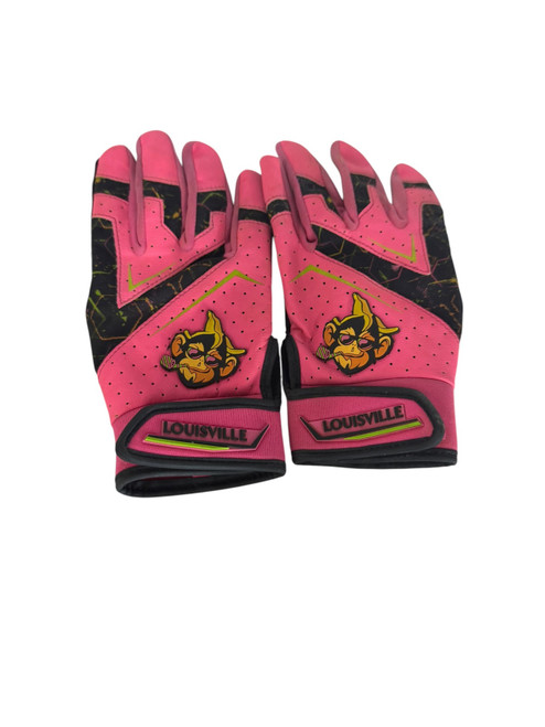 Vist Large View of Product Image Which is Used BB/SB Batting Gloves Pink MD