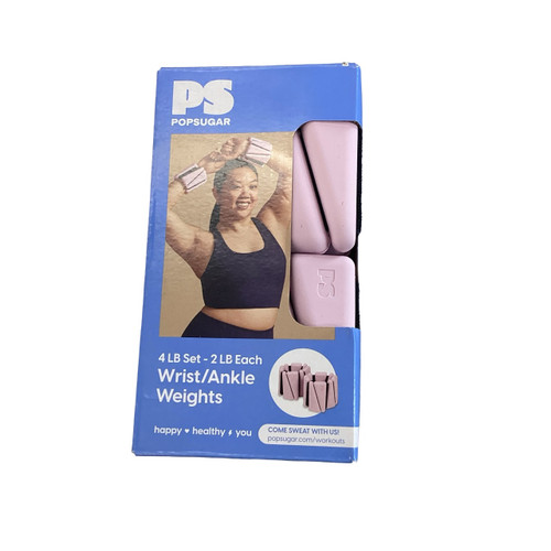 Vist Large View of Product Image Which is Used Ankle Weights Pink 4 lb