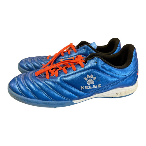Vist Large View of Product Image Which is Used KELME TURF CLEATS Soccer Indoor Shoes Royal Blue Youth 07.0