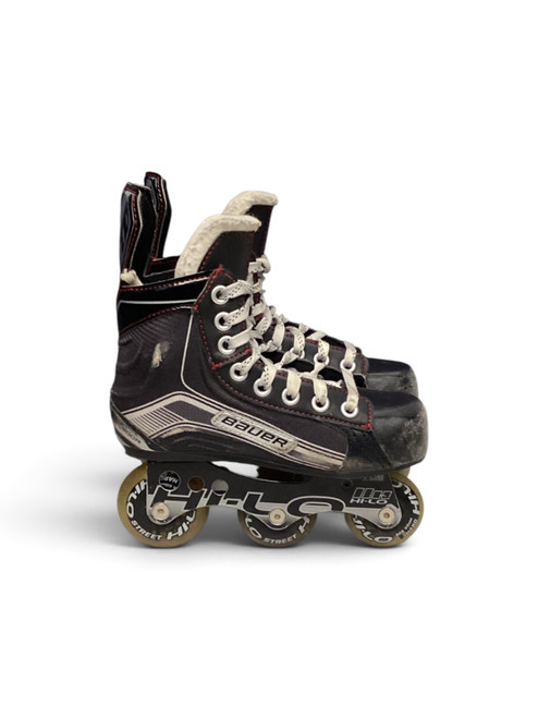 Vist Large View of Product Image Which is Used Bauer X300R Child Rec Fitness Skates Black Youth 13.0