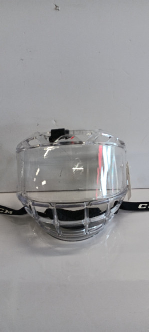 Vist Large View of Product Image Which is Used CCM Hockey Full Visor One Size Junior 